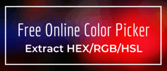 Free online color picker extractor tool.